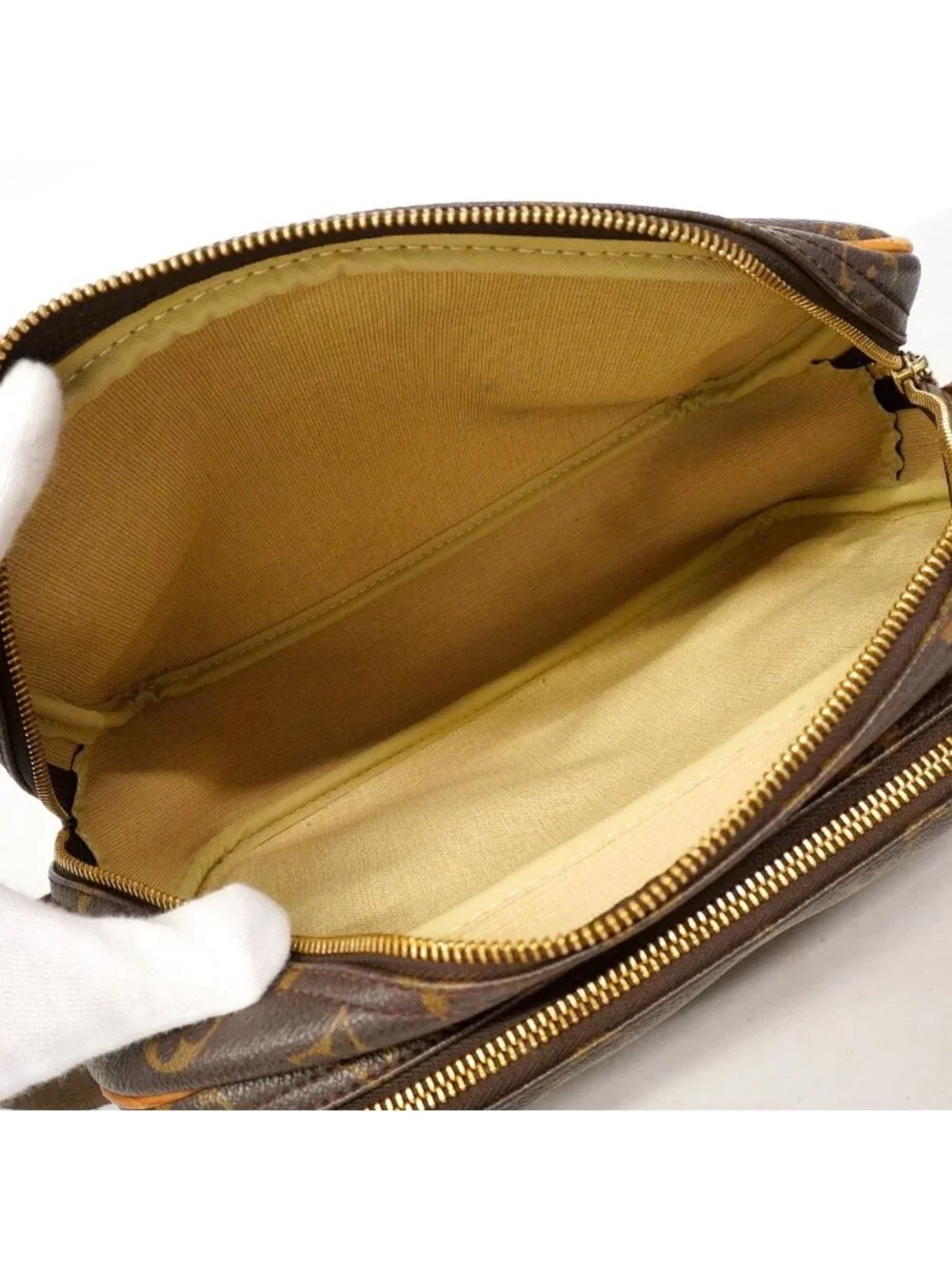 Louis Vuitton Shoulder Bag Monogram Reporter PM Brown